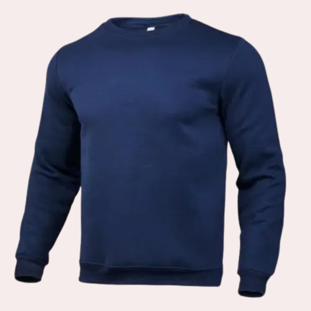 Cahal Casual Comfort Sweater - Navy Blue