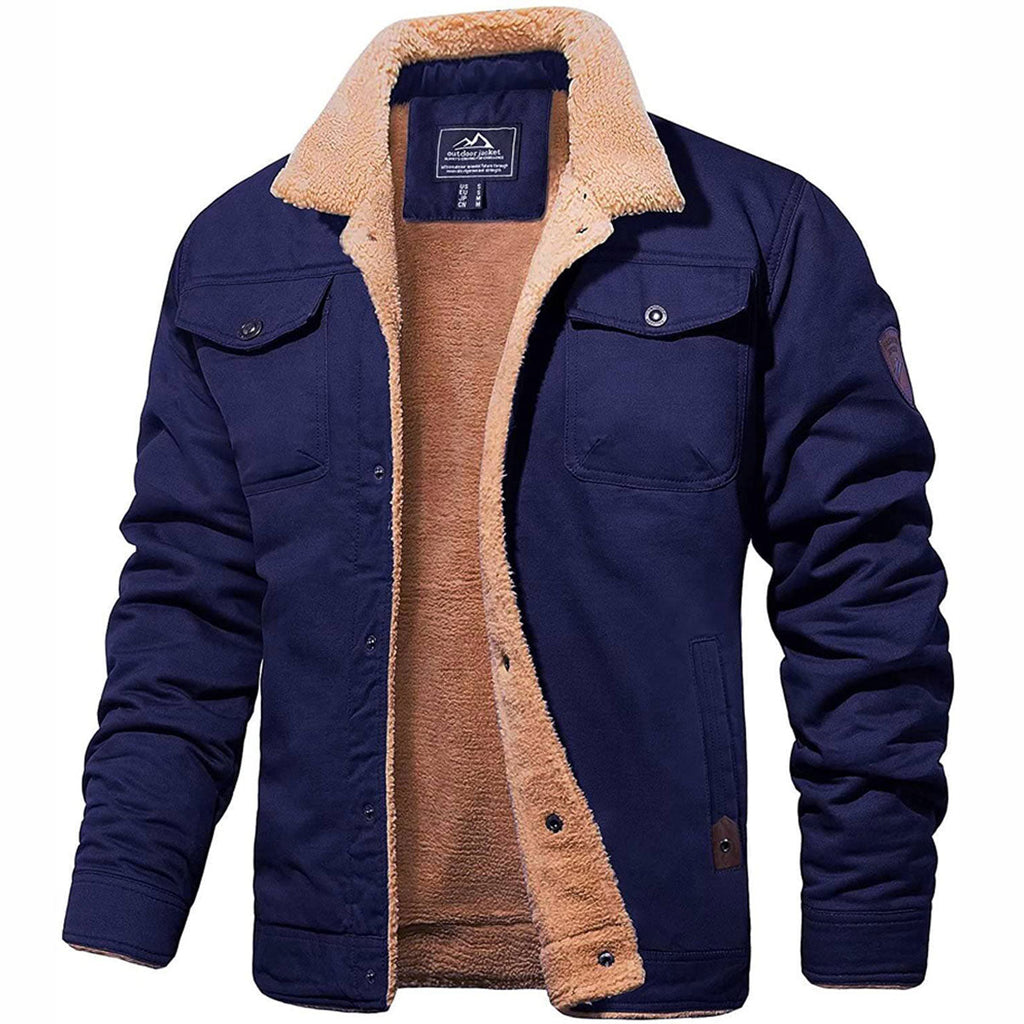 Dirk Vintage Bomber Jacket - Marine