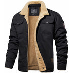 Dirk Vintage Bomber Jacket - Black