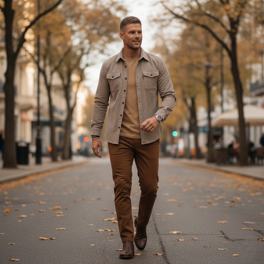 Hayden | Men's Button Front Overshirt Jacket
