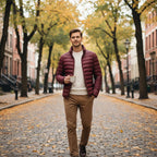Julian | Men's Quilted Stand-Collar Jacket – Weekend Layering