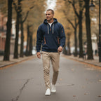 Declan | Men's Half-Zip Utility Hooded Hoodie