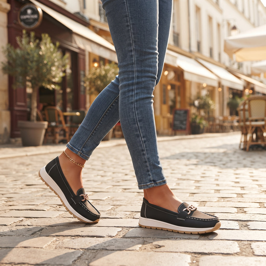 Dahlia | Women's Loafer Flats Wide-Fit Slip-On Shoe