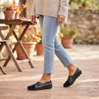 Clara | Women's Slip-On Round Toe Leather Loafer