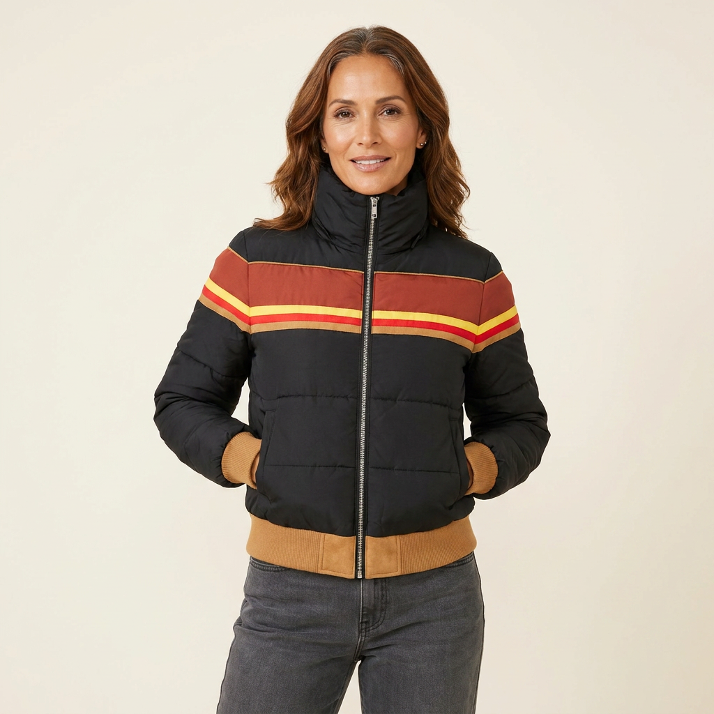 Eliza Quilted Print Jacket