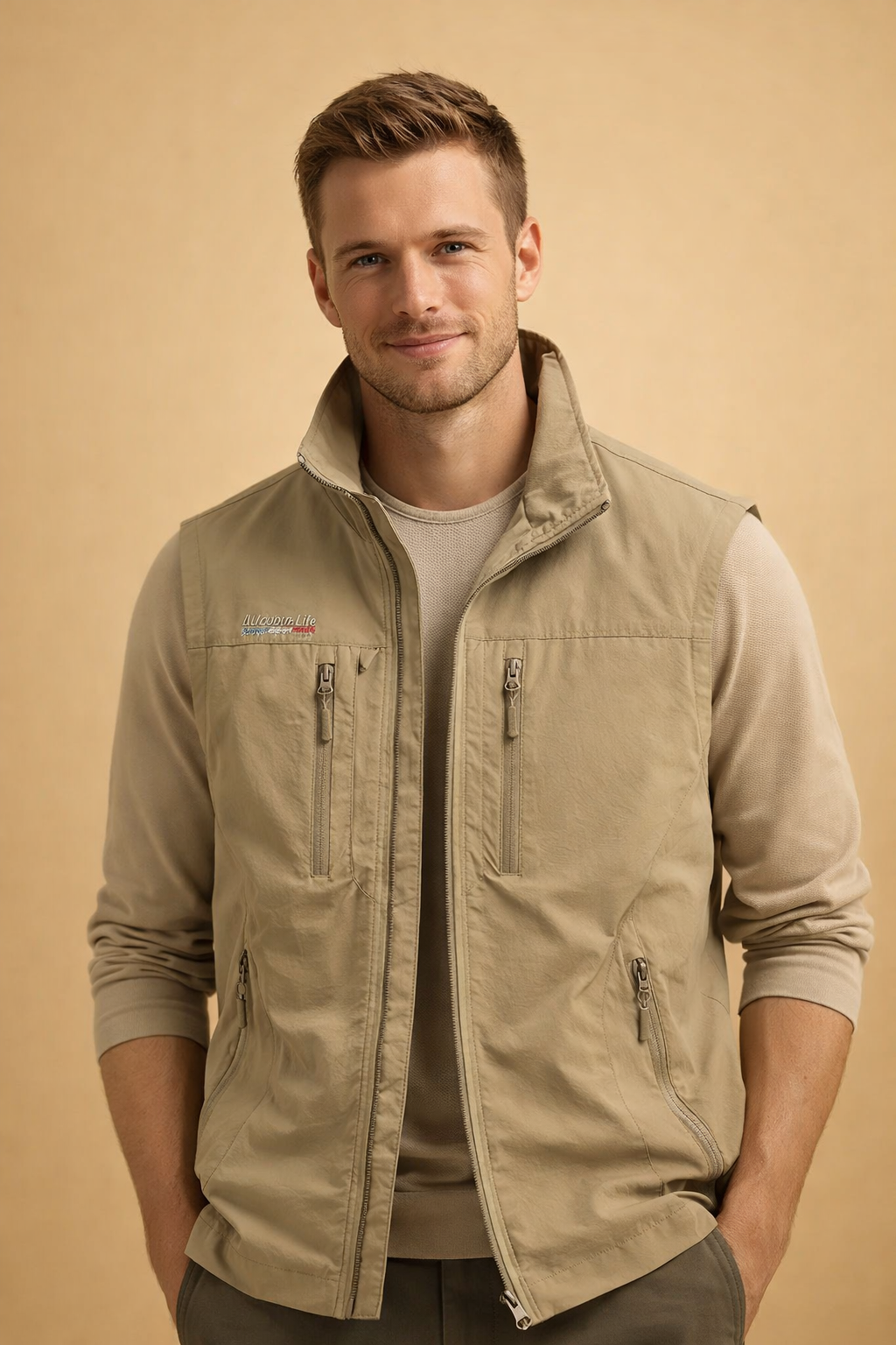 Marcus | Men's Utility Zip Bodywarmer for Weekend Layering