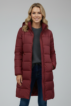Marina | Women's Hooded Longline Puffer Jacket