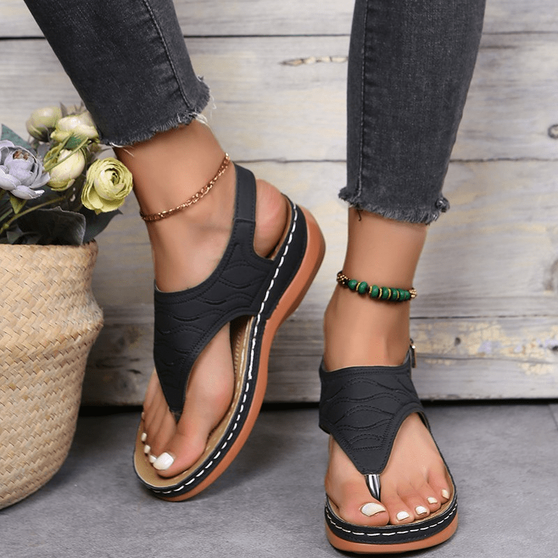 Eline | Women's Contoured Strap Comfort Sandal