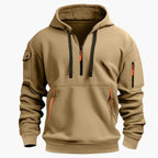 Declan | Men's Half-Zip Utility Hooded Hoodie