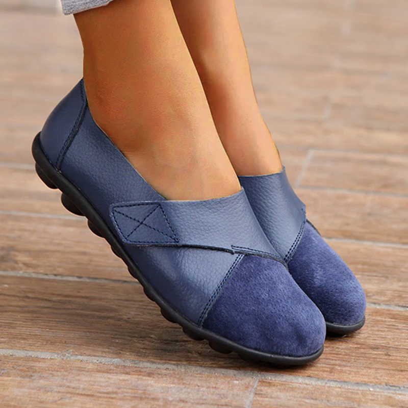 Clara | Women's Slip-On Round Toe Leather Loafer