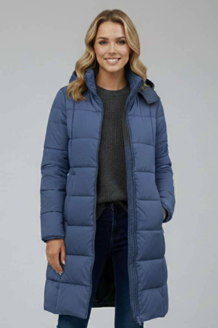 Marina | Women's Hooded Longline Puffer Jacket