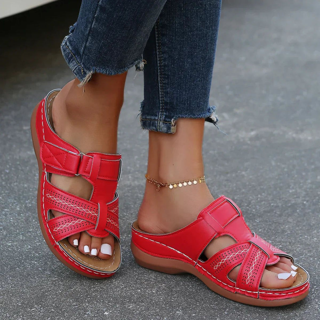 Esmee | Women's Wedge Sandal with Cushioned Footbed