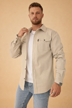 Hayden | Men's Button Front Overshirt Jacket