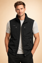 Marcus | Men's Utility Zip Bodywarmer for Weekend Layering