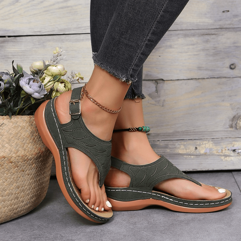 Eline | Women's Contoured Strap Comfort Sandal
