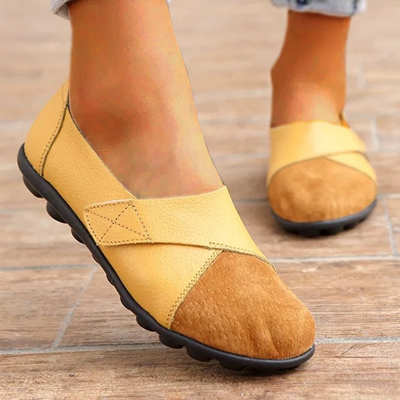 Clara | Women's Slip-On Round Toe Leather Loafer